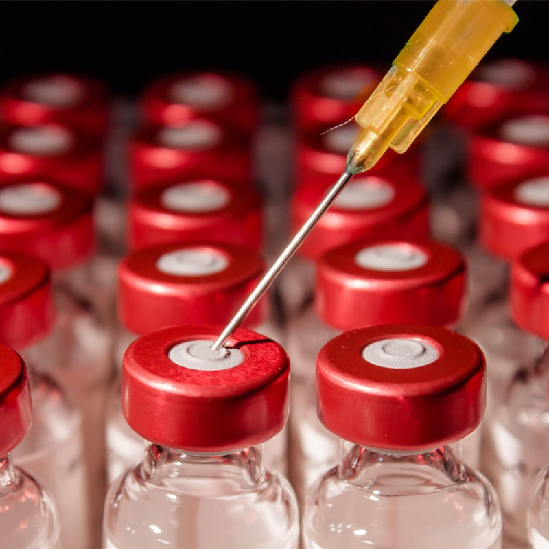 100 Pack Disposable 2.5ml/cc Lab Syringes with 25Ga 1 Inch Needle Luer Lock, Individually Sealed Packed 100 2.5ml 25ga-1inch