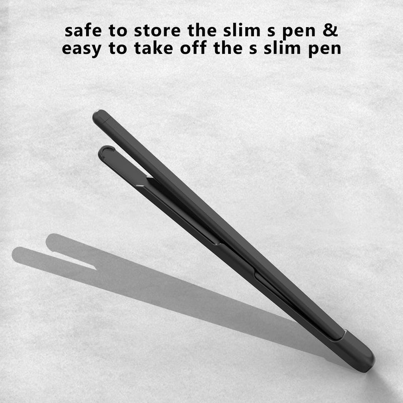 for Samsung Galaxy Z Fold 8 Ultra (Not for Fold 8) 7 6 5 Slim Stylus with Soft Nib, Capacitance Pen Holder with Double Side Strong Adhesive, Work for Both Out and Inner Screen, Black