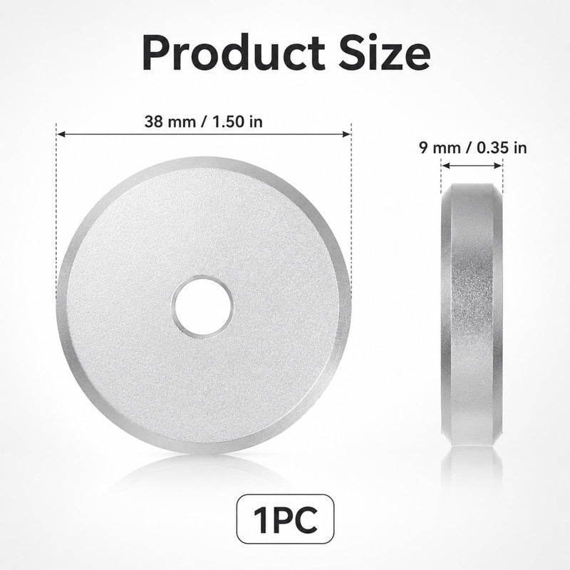 45 Record Adapter, Portable Aluminum Dome 45 RPM Adapter for 7 Inch Vinyl Record Players and Turntables Supplies, Silver