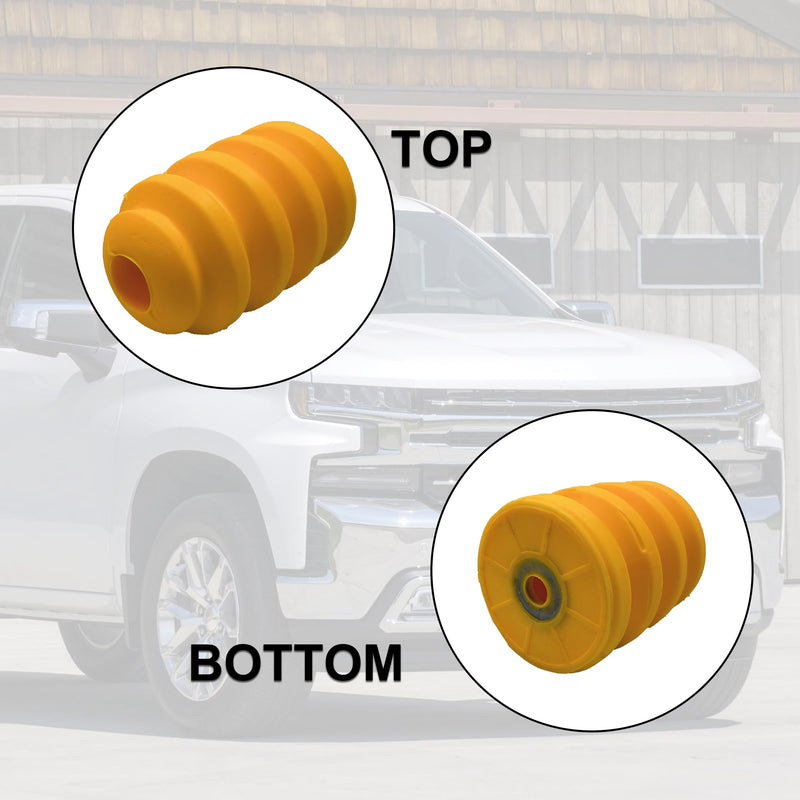  [AUSTRALIA] - Silverado 07-19 Rear Bump Stops, Jounce Bumpers Fit for Chevy 2007-2019 Silverado 1500, 2007-2019 Sierra 1500 15236353 (1 Pair)