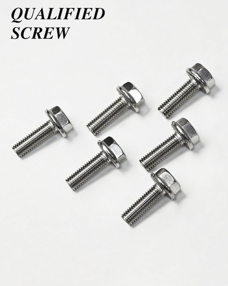 10Sets M10 x 40mm Flanged Hex Head Bolts and Nuts, External Flange Hex Drive Screws, 304 Stainless Steel, Fully Threaded M10 Metric Bolts for Pump, Fix Car, DIY Project Silver