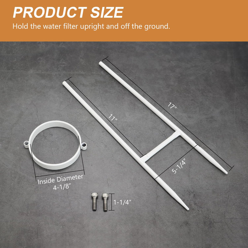 RV Water Filter Stand, Keeps Water Filters Upright and Off The Ground, Reduces Hose kinking-1 Pack