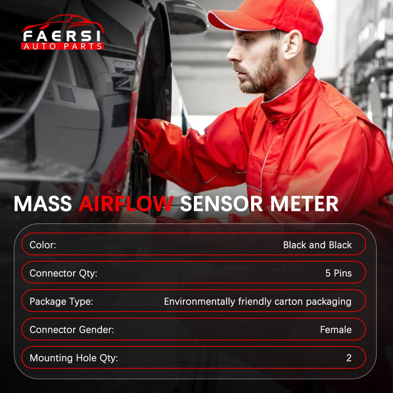  [AUSTRALIA] - FAERSI 22680-7S000 AF10141 for 2003-2014 Altima & 2006-14 Maxima & 07-13 Sentra & 05-15 Xterra & 2003-2015 Murano | Infiniti 08-13 G37 & 05-08 G35 & More MAF Mass Air Flow Sensor
