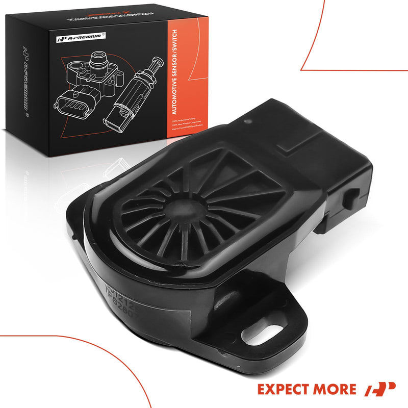 A-Premium TPS Throttle Position Sensor with 3-Pin Plug Compatible with Mitsubishi Outlander 2003, Lancer 2003 2004 2005 2006 L4 2.0L 2.4L, Replace# MD628074