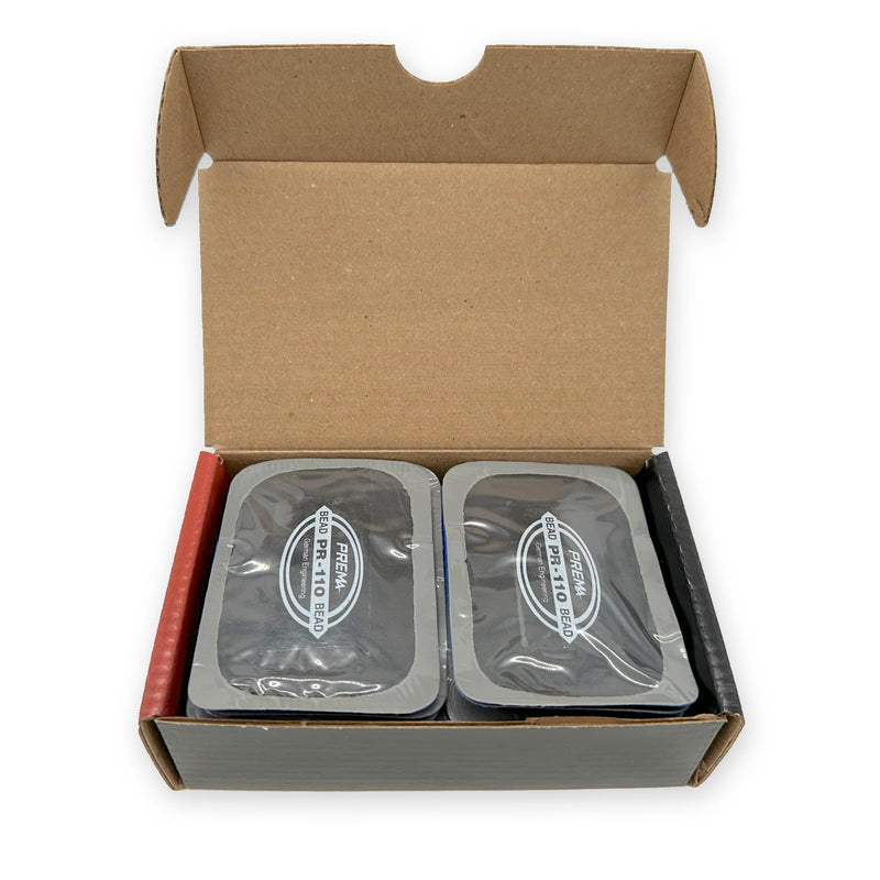 PREMA PR-110 Radial Tire Patches - 3.25 x 2.25 inch Vulcanizing Tire Patches - 20 Per Box - Passenger Tire and Truck Tire Repair Patches 3.25" x 2.25", Qty 20