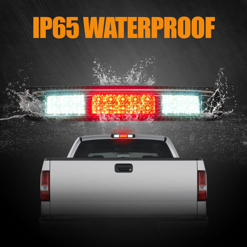 Third 3rd Brake Light LED for 2004 2005 2006 2007 2008 Ford F150, High Mount Rear Brake Lights Assembly for 04-08 F-150, Waterproof Center Cab Cargo Lamp Stop Light 2004-2008 f150