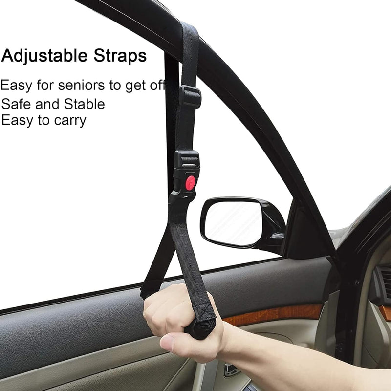 Generic 3-in-1 Elderly Assistance Kit: Standing Aid & Car Assist Grab Handle, Blue, Plastic, 4 inches x 6 inches