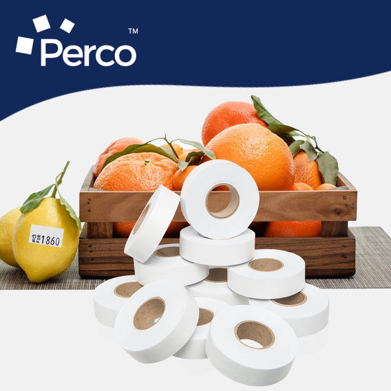 1812 White Pricing Labels for Garvey 18-6 One Line Price Gun – 11 Rolls – 14,000 Price Marking Labels 1 Sleeve - 11 Rolls - White
