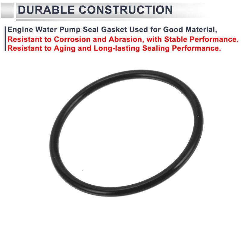 Water Pump Housing O-Ring for Honda Civic 2002-2015 Long-lasting Sealing Thermostat Housing Seal No.19322PCX003 Rubber 1 Pc