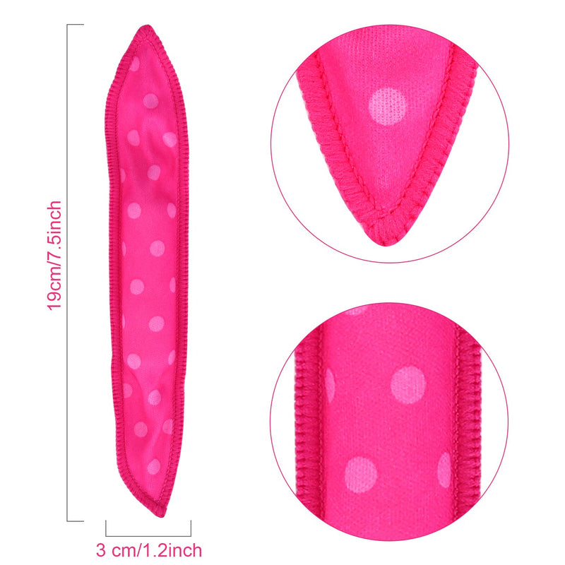 40pcs=5 Color*8pcs Flexible Foam Sponge Hair Curlers, No Heat Hair Curlers Magic Pillow Soft Rollers Hair Care DIY Styling Tools Comfy to Sleep on