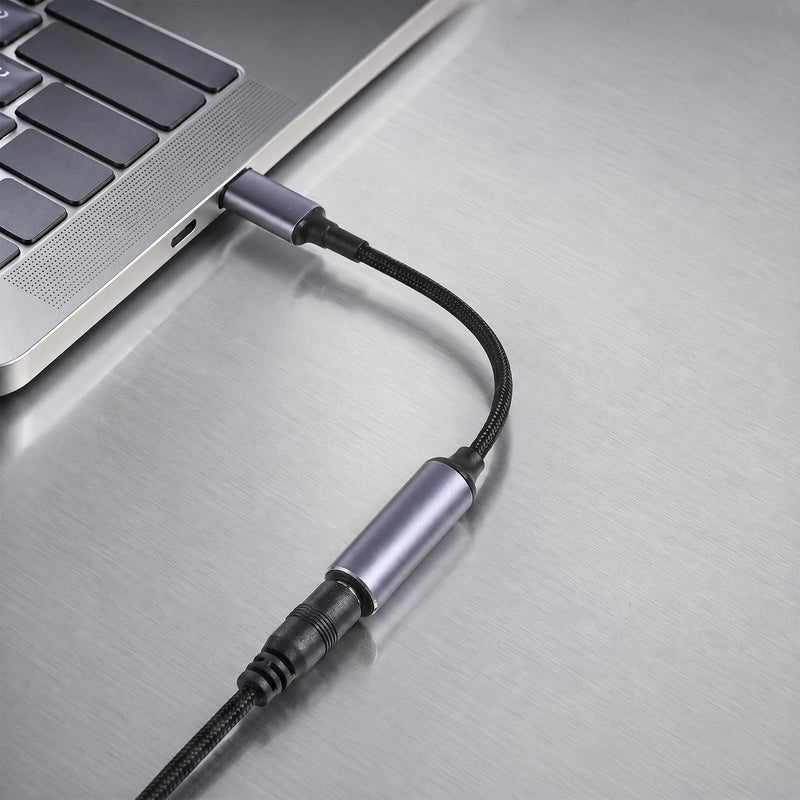 USB C to DC Adapter DC to USB C 4.5 x 3.0mm 100W Type-C PD Output | 5V/9V/20V Charging for Phones, Tablets, TWS, Laptops with USB-C