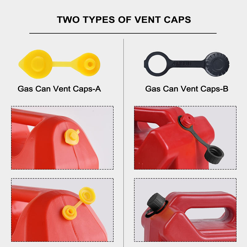 Gas Can Spout Replacement Kit, Gas Can Nozzle Replacement (2 Kit-White) All gaskets are installed and ready to use upon receipt. For 1/2/5/10 gallon gas can. Easy and convenient to use 2 Kit White