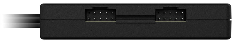Corsair Internal 4-Port USB 2.0 Hub - 4X 9-Pin USB 2.0 Ports - Easy Magnetic Installation - Compatible with Most Intel® and AMD® Motherboards - Black