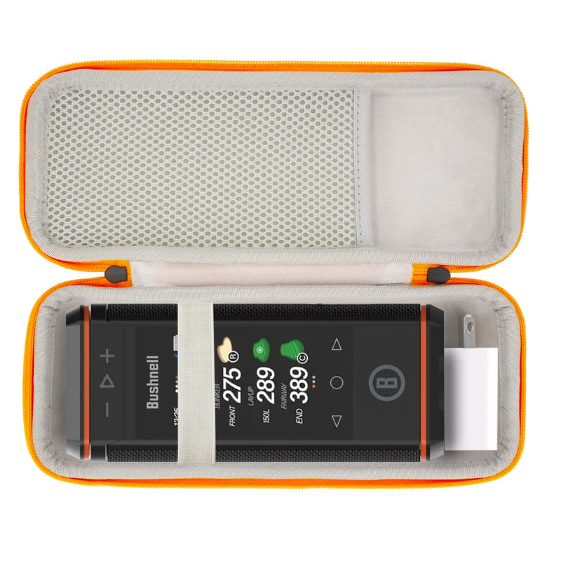 Case for Bushnell Golf Wingman HD GPS Speaker Golf Speaker Bag | Portable Waterproof Shockproof Speake Case Orange