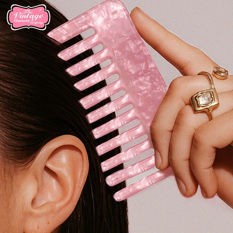 Vintage Cosmetic Company Blow Out Kit 13 Piece Hair Styling Set | 13 Piece Hair Styling Set with Wide Tooth Comb, Pin Tail Comb, Sectioning Clips, Hair Rollers and Travel Case. Complete Kit.