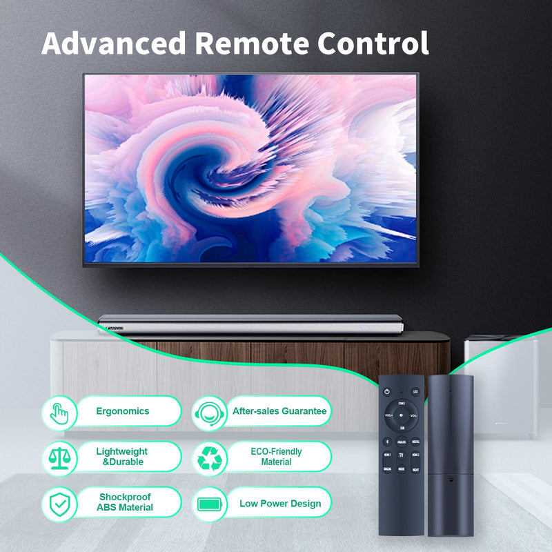 New Soundbar Remote Replacement Compatible for Klipsch Cinema 600 3.1 Sound Bar Home Theater System