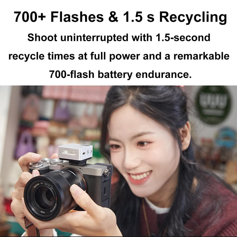 GODOX iT20 S iT20S TTL Mini Camera Flash for Sony Flash,1.5s Recycle Time | 700 Full-Power Flashes,Godox Flash for Sony ZV1 ZV-1F ZV-E10 A6400 A6700 A7IV A7III Etc Cameras iT20S for Sony