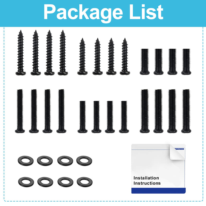 Universal TV Stand Screws and Washers Kit for Insignia Sony Toshiba RCA Roku TV Mount Legs, Includes Washers