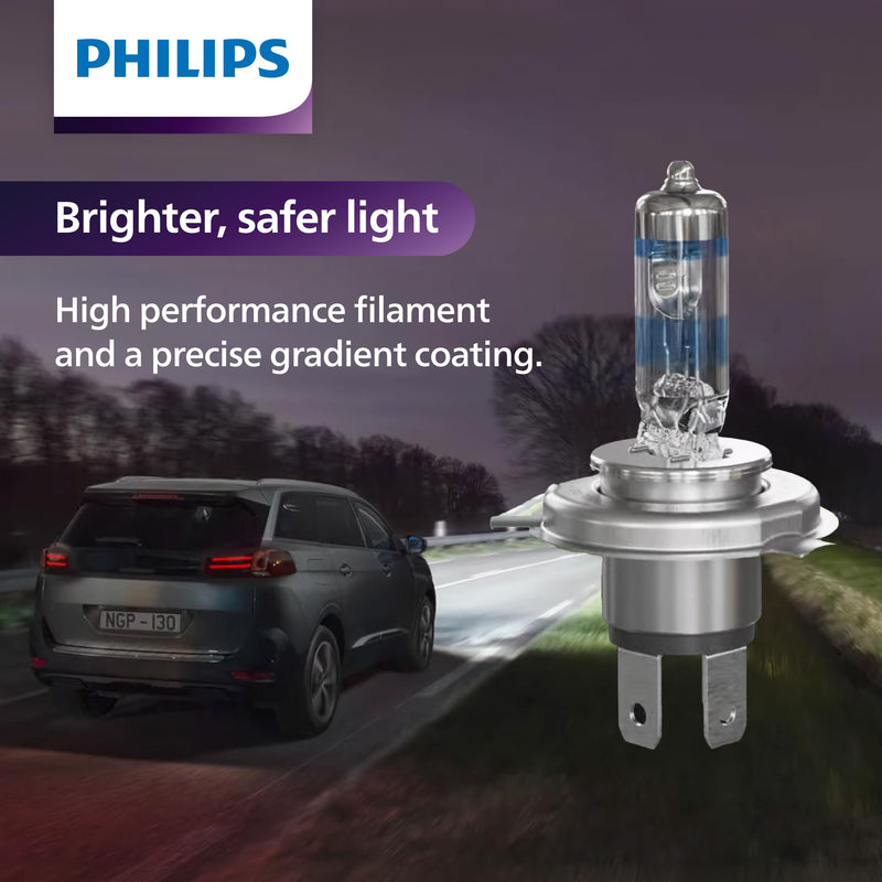  [AUSTRALIA] - Philips Automotive Lighting H7 NightGuide Platinum Premium Upgrade Automotive Replacement Headlight Bulb, Fits Select High Beam, Low Beam, and Fog Positions (Pack of 2)