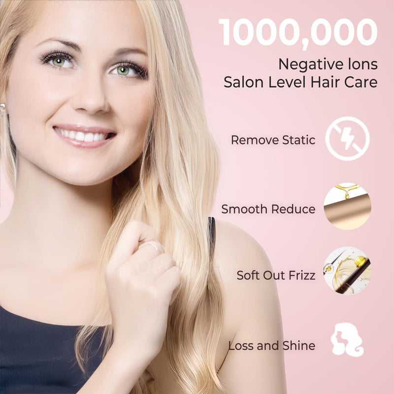  [AUSTRALIA] - Pink Cordless Curling Wand 19mm Ceramic Mini Hair Curler for Travel | polycarbonate exterior fast heat up rechargeable power dual thermal modes female daily styling compact handbag size items