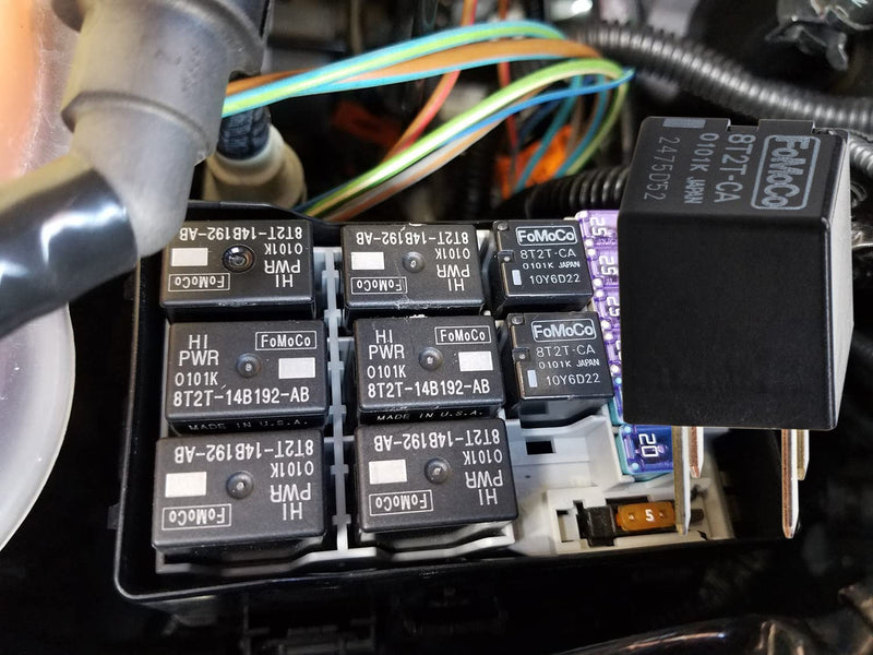 2 Pack 8T2T-CA 8T2T-0101K-CA Replaced 5L3Z-14N089-AA 8T2Z-14N089-C OEM Hight Power Relay 12VDC for Ford Various Models,Lincoln 2