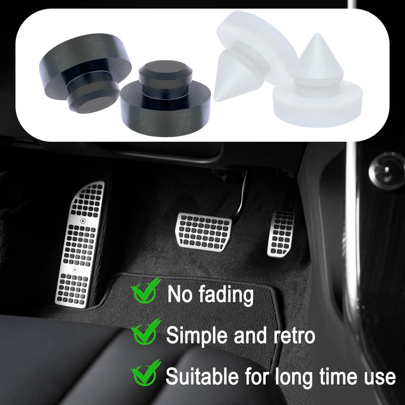 74015 Brake Pedal Accelerator Stop Pad, Car Truck Auto Brake Pedal Pad Part Compatible with 46904-SM4-300 46505-SA5-000 46904SM4300 46505SA5000 etc 2 Pack