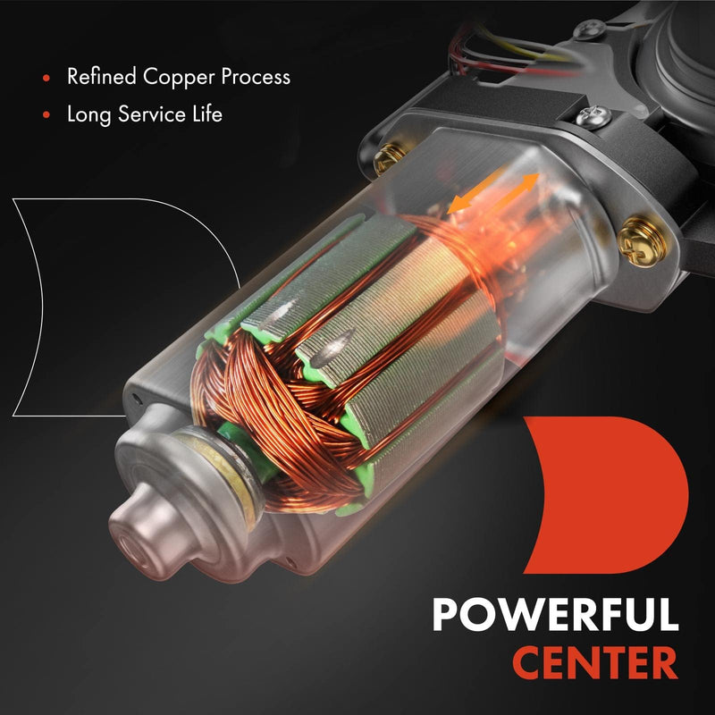A-Premium Power Window Lift Motor 2-Pins Compatible with Chevrolet Silverado GMC Sierra 1500 2500 Suburban Avalanche Tahoe Yukon XL Cadillac Escalade ESV EXT Pontiac Grand Prix