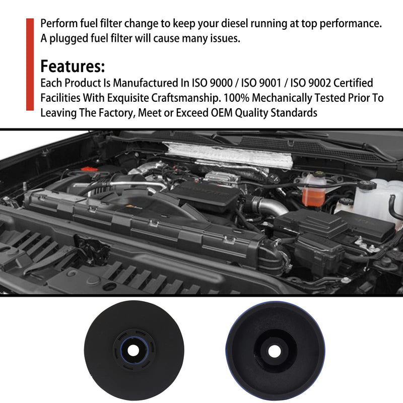 6.6 Duramax fuel filter TP1015 Fits for 2017-2025 Chevy Silverado 2500 HD, 3500 HD & GMC Sierra 2500HD, 3500 HD 6.6L Duramax Diesel, Fits for 2014-2019 Cruze ，Replaces# 22937279,23456595，23304096