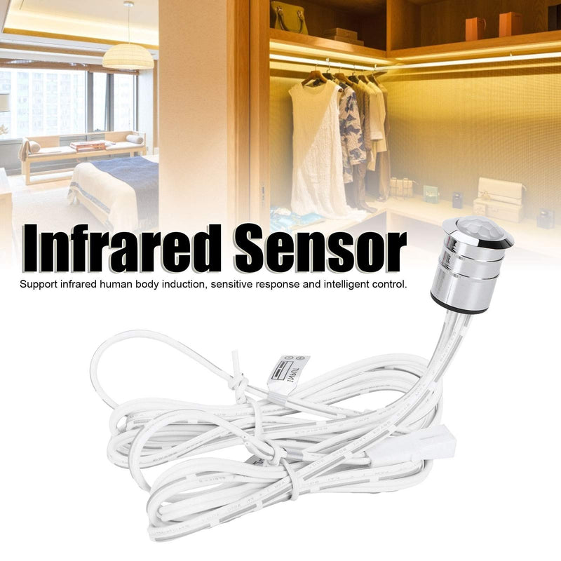 Infrared Motion Switch, 5V 12V 24V Light Sensor, for Home Cabinet Light LED Soft Light Strip Wardrobe Light