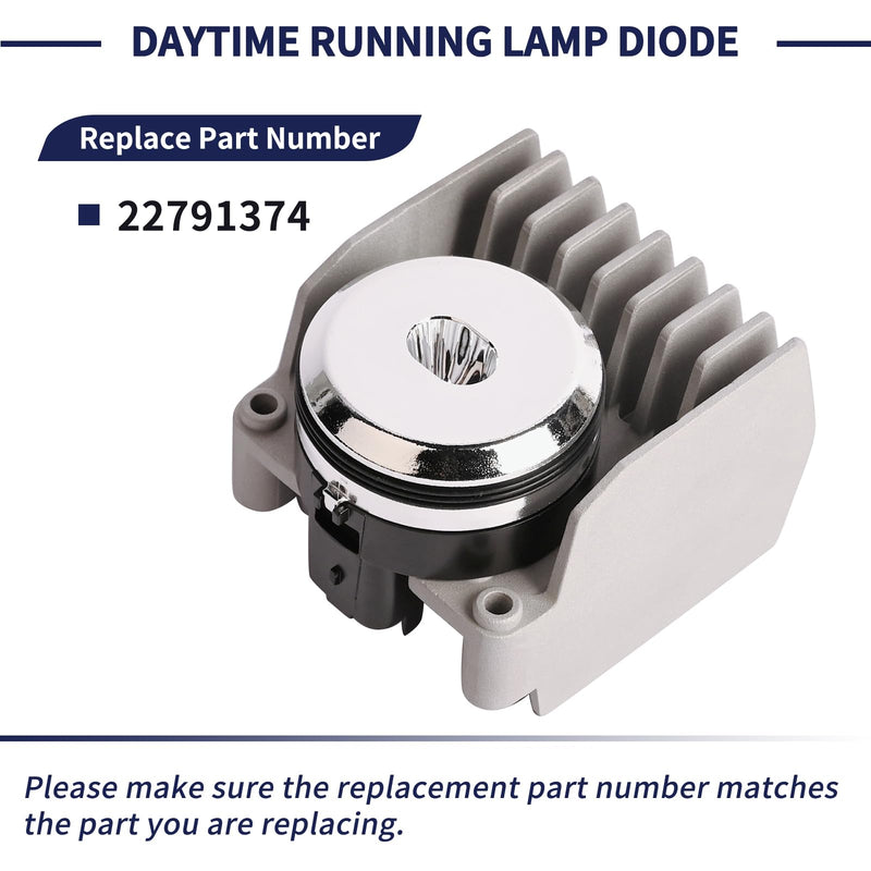 Daytime Running Lamp Diode 22791374 Compatible with Cadillac XTS 2013-2017 LED Light Module