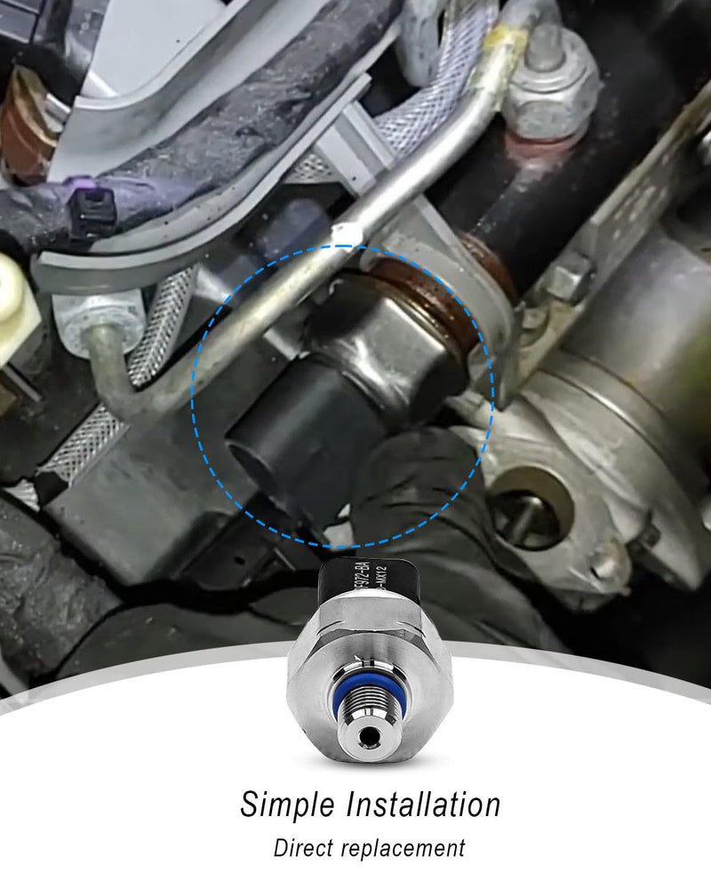 Fuel Injection Pressure Sensor Replace CM-5250 BU5Z-9F972-B BU5A-9F972-CA Fit for Ford Escape Expedition Explorer F150 Flex Fusion Mustang Taurus Lincoln MKC MKT MKZ Navigator