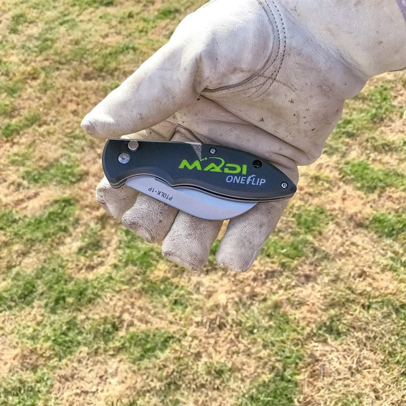 MADI PTOLK-1P OneFlip Lineman Knife (Pointed), Stainless steel