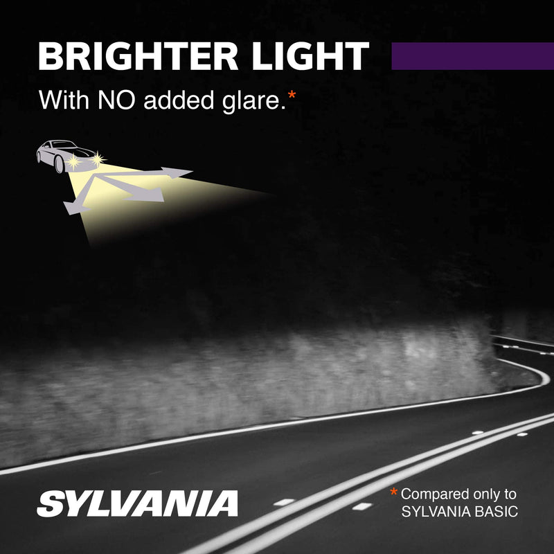 SYLVANIA 3157NA Long Life Mini Bulb - Amber Automotive Light Bulb - Car Signal Light Bulb Ideal for Parking, Side Marker & Turn Signal Applications - 2 Bulbs