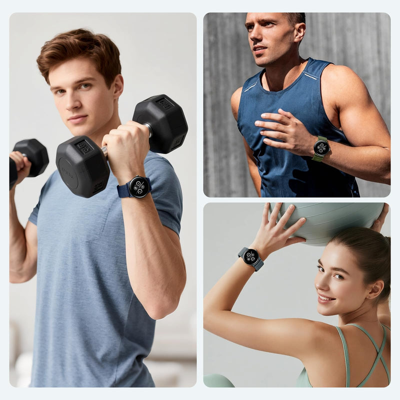 5 Pack Stretchy Bands Compatible with Google Pixel Watch 4 Band 45mm / Pixel Watch 3 Band 45mm for Women Men, Soft Nylon Breathable Sport Strap for Google Smartwatch 4 3 (45mm) Black/Dark Blue/Army Green/Dark Gray/Starlight (45mm) for Pixel Watch 4/3