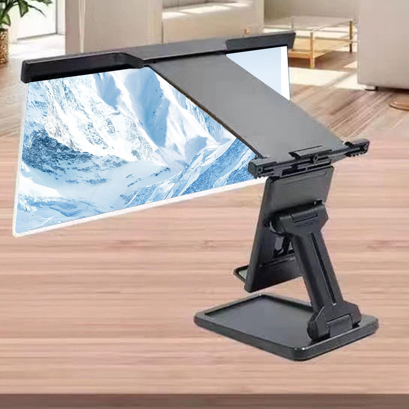 Phone Screen Magnifier | HD Smartphone Amplifier - Adjustable Phone Magnifying Screen with Foldable Stand,for Women Men Kids Video TV Game Video Viewing