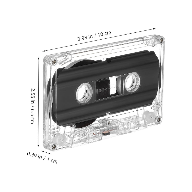 Garneck 10 Pcs 30 Minutes Blank Cassette Tape Audio Recording Time Tape Portable Cassette Players for DIY Retro Surprise Party Favor