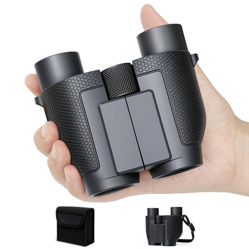MMIXIO 10x25 Binoculars for Adults, High Powered Binoculars with Large View,FMC BAK4 Prism,for Bird Watching, Hiking,Camping,Travel,Cruise Ship,Concert,Safari,Ideal Gift Black