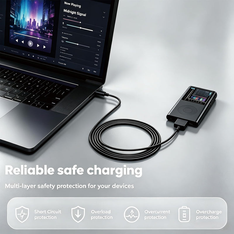 MP3 MP4 Player Charger Compatible with Sony Walkman NWZ A,S,E,X,Z Series 1.2M