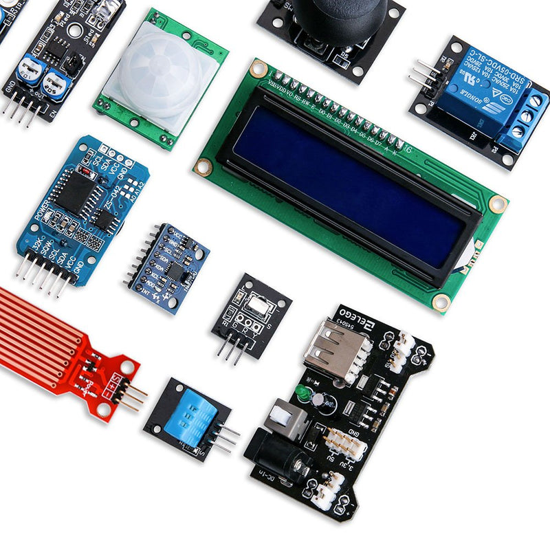  [AUSTRALIA] - ELEGOO Upgraded 37 in 1 Sensor Modules Kit with Tutorial Compatible with Arduino IDE UNO R3 MEGA Nano
