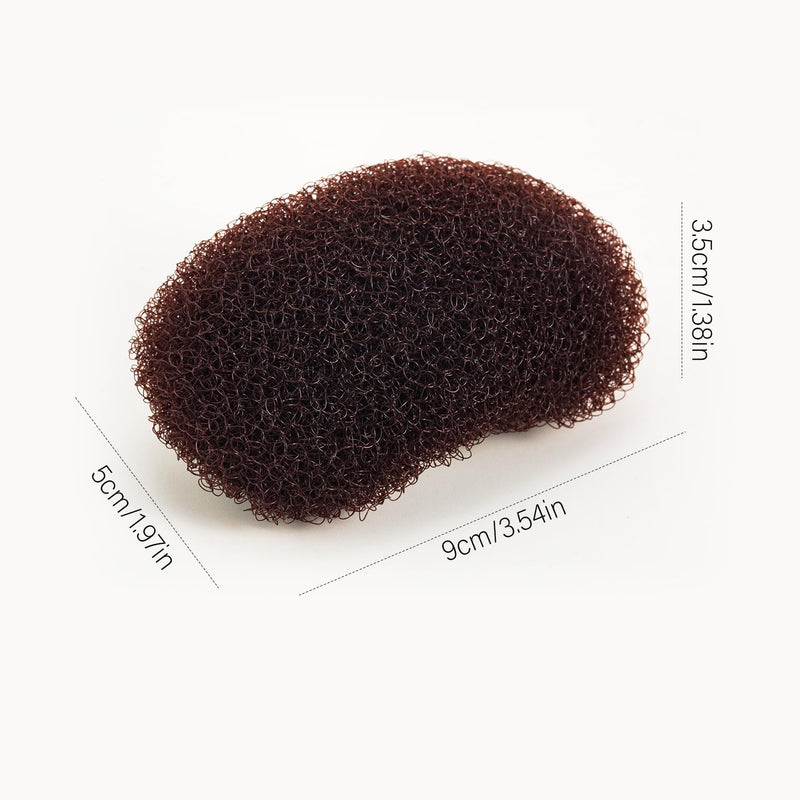  [AUSTRALIA] - 3PCs Volumizing Hair Sponge Inserts with Puff Cushion Clips – Hair Styling Tools for Adding Volume and Fullness for Women and Girls