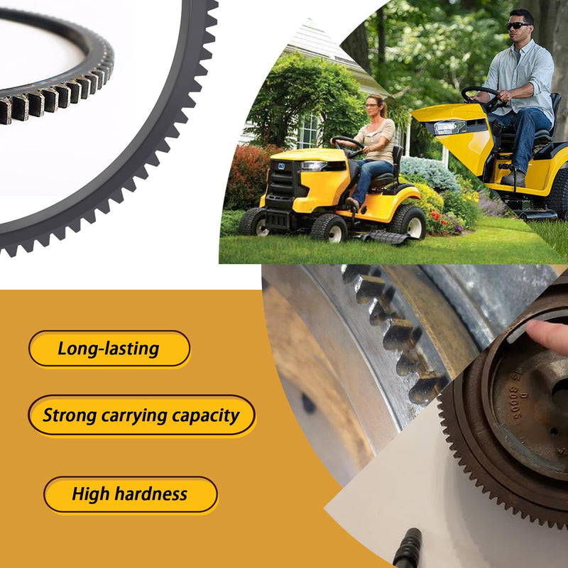 97 Teeth Flywheel Starter Ring Gear, Replacement Ring Gear,Automotive Flywheel Ring Gear Compatible with Kohler Command V-Twin flywheels & Kohler Courage flywheels