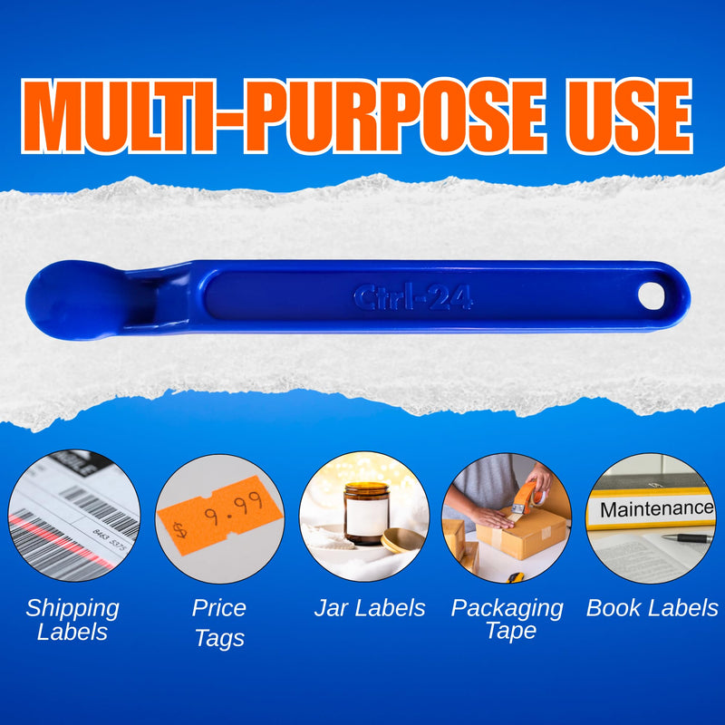 Sticker & Label Remover Tool - Plastic Peelers for Plastic, Glass & Wood – Adhesive, Decal, Price Tag, Glue & Paint Removal – Ergonomic Non-Slip Scraper for Crafts, DIY & Home Use (50) 50