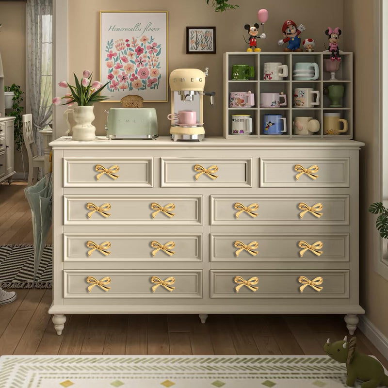 8 Pcs Bow Shaped Cabinet Handle Zinc Alloy Bow Shape Cabinets Knobs with Screws Bow Tie Dresser Knobs Bow Shaped Drawer Cupboard Pulls Suitable for Wardrobe Drawers Storage Cabinets Bookcases (8-PCS) 8-PCS