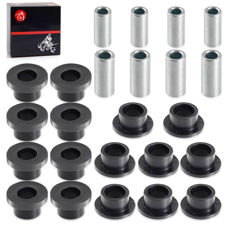 Front & Rear Shock Absorber Bushings Sleeve Kit 16Pcs For Polaris Ranger 500 570 700 800 900 1000 Diesel PRO XD