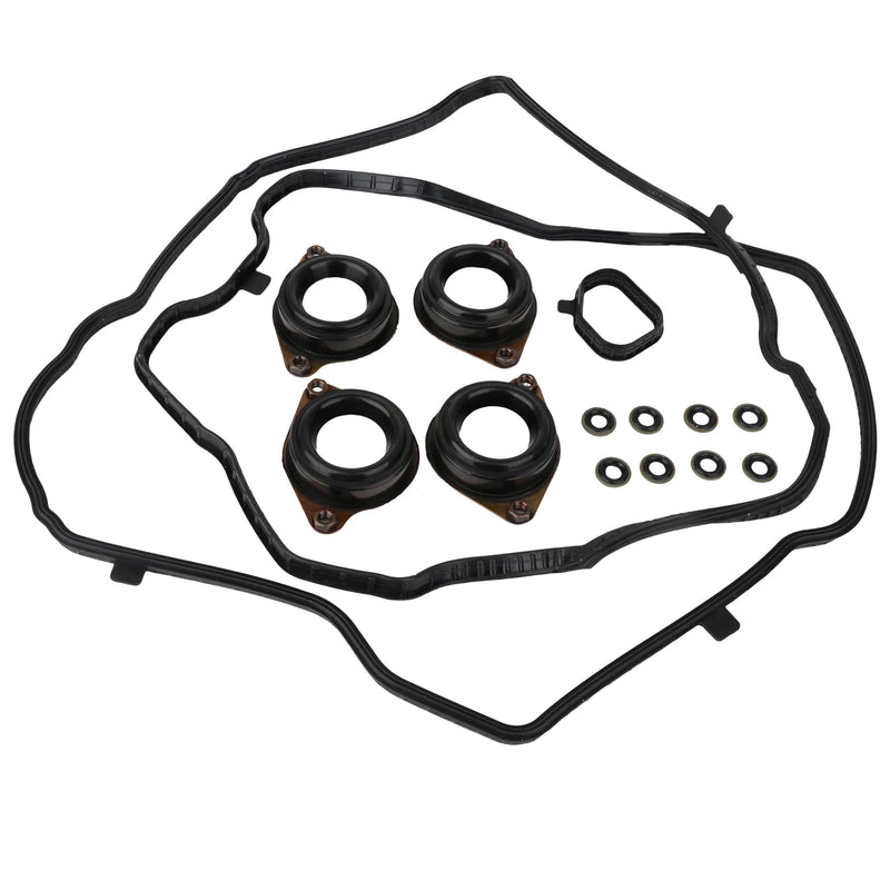  [AUSTRALIA] - Engine Valve Cover Gasket Set for Honda Accord 2.4L K24, EX, EX-L, LX, LX-S, Coupe, Sedan, Sport Sedan, 2-Door, 4-Door, 2013, 2014, 2015, 2016, 2017, Replace 12030-5A2-A01