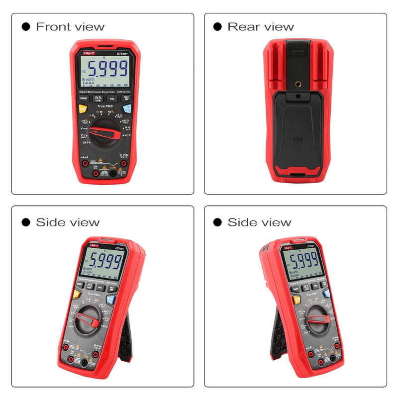 UNI-T UT61B+ Digital Multimeter True RMS AC/DC Voltage Current Resistance Capacitance Tester