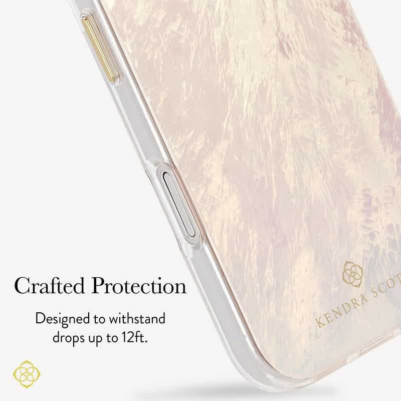 Kendra Scott iPhone 17 Pro Max Case - MagSafe Phone Case - Cream Pearl | Compatible with MagSafe - Lightweight Designer Case for iPhone 17 Pro Max with Anti-Scratch Coating & Mother-of-Pearl Finish