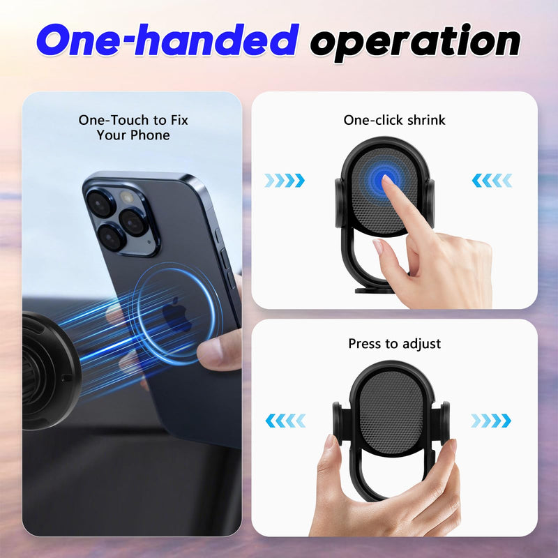 Sunsdrew Car Phone Holder for Cadillac Lyriq 2023-2026 Accessories, CT5/CT5 V/Optiq 2025 2026, XT4 2024-2026, Magnetic Phone Mount for 33-inch Screen, Hands-Free Phone Stand for All Phones For Lyriq/CT5/XT4(33" Screen)