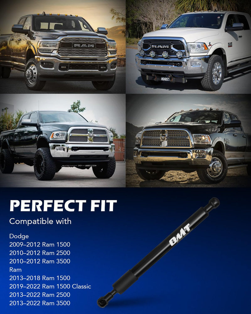  [AUSTRALIA] - Orion Motor Tech Truck Tailgate Assist, Pickup Tailgate Lift Assist Kit, Truck Accessory Compatible with 2009 2010 2011 2012 2013 2014 2015 2016 2017 2018 2019 2020 2021 2022 Dodge Ram 1500 2500 3500