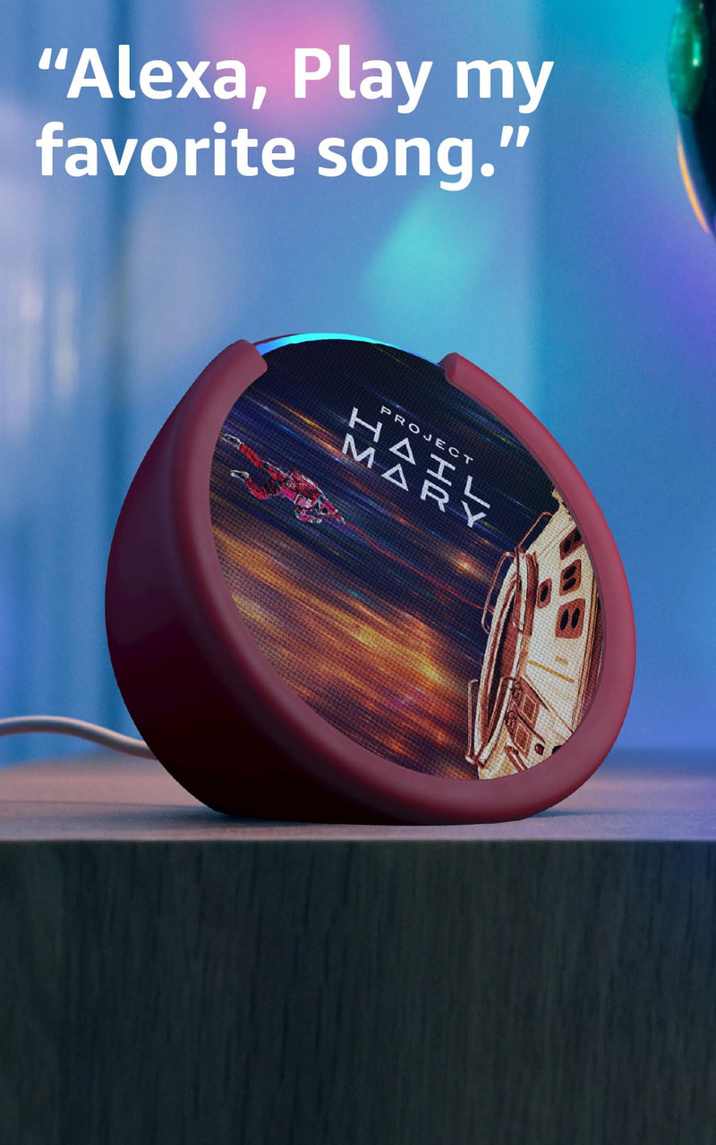 Amazon Echo Pop (newest model) | Officially Licensed Project Hail Mary Limited-Edition